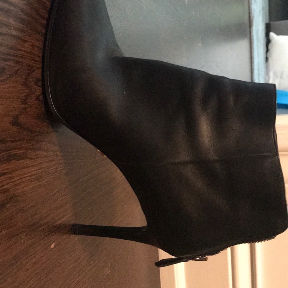 Prada Black Leather Booties with Box - Picture 2 of 8